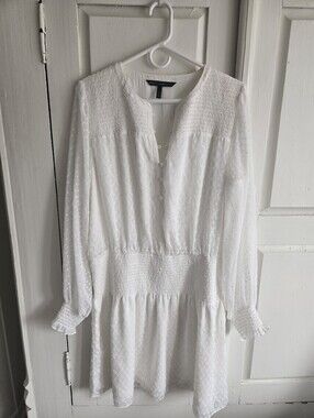 Flowy White and Comfy Spring/Summer/Cruise Dress by White House Black Market